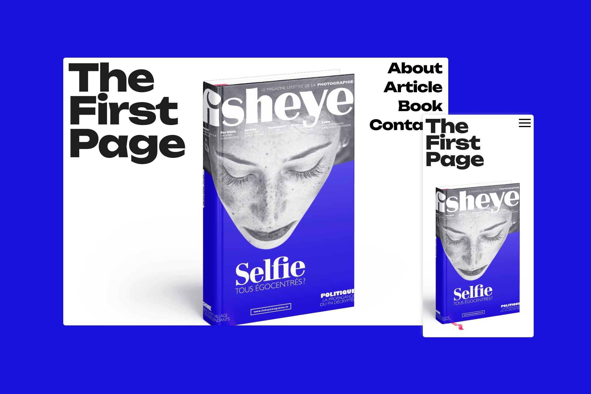 The First Page website